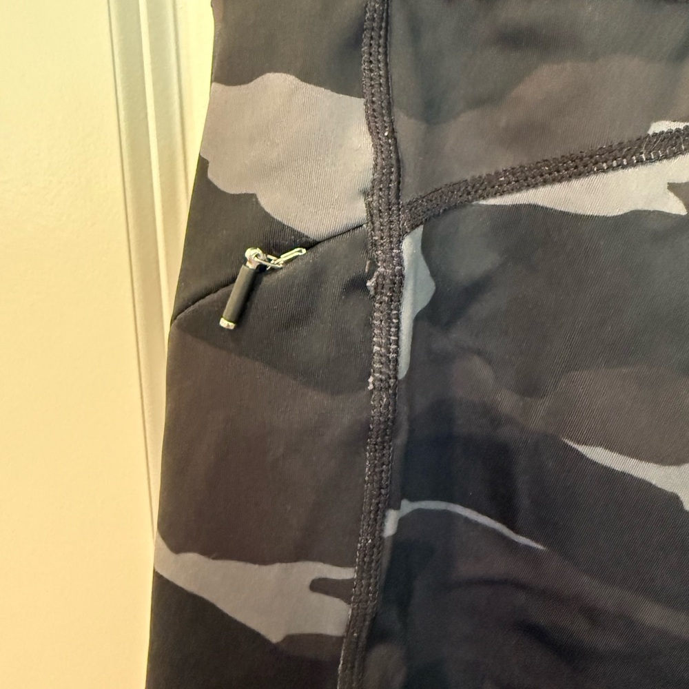 Athleta Black and Gray Camo Leggings - Picture 5 of 7
